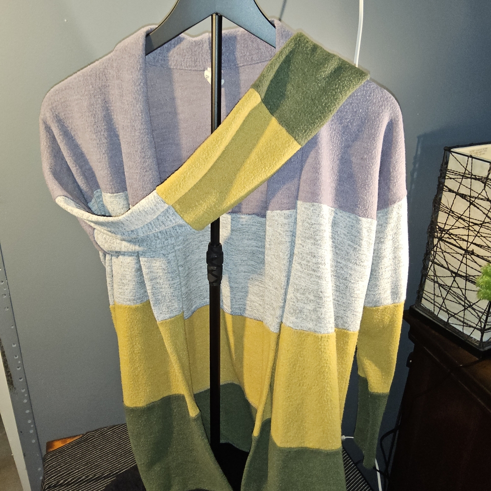 Beeson River Multicolor Striped Cardigan